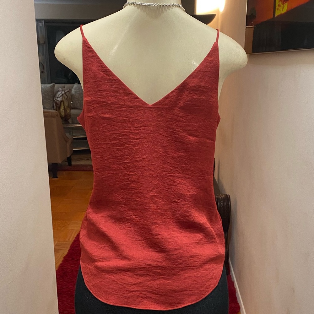 Express Red Embroidered Down Town Cami Size XS. - Picture 4 of 8